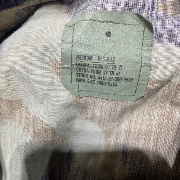 US Air Force Air Combat Command Camouflage Utility Field Jacket Medium Regular - Picture 3 of 5